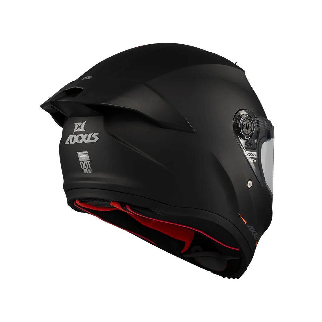 AXXIS FF132 FENIX SOLID A1 CASCO DE MOTO NEGRO MATE 