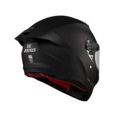 AXXIS FF132 FENIX SOLID A1 CASCO DE MOTO NEGRO MATE 