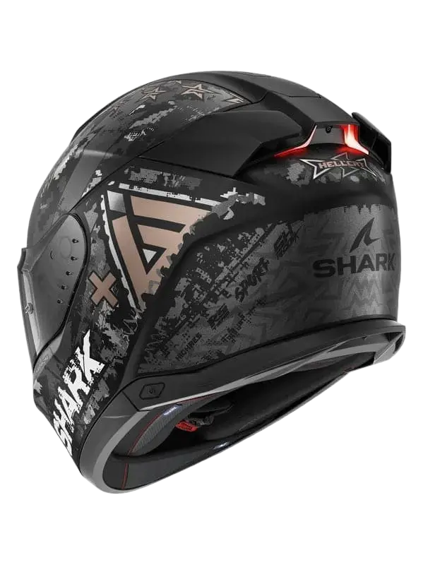 SHARK SKWAL i3 Moto Integrali Caschi Nero Grigio 