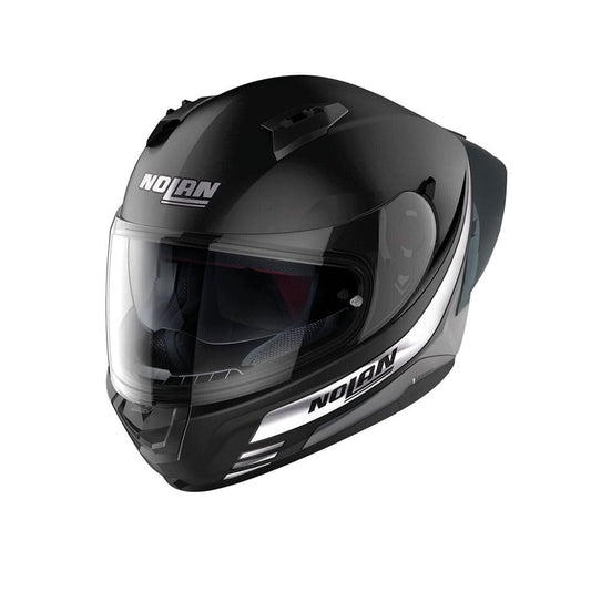 NOLAN N60-6 SPORT OUTSET 020 MOTO Integrali Caschi Nero Bianco