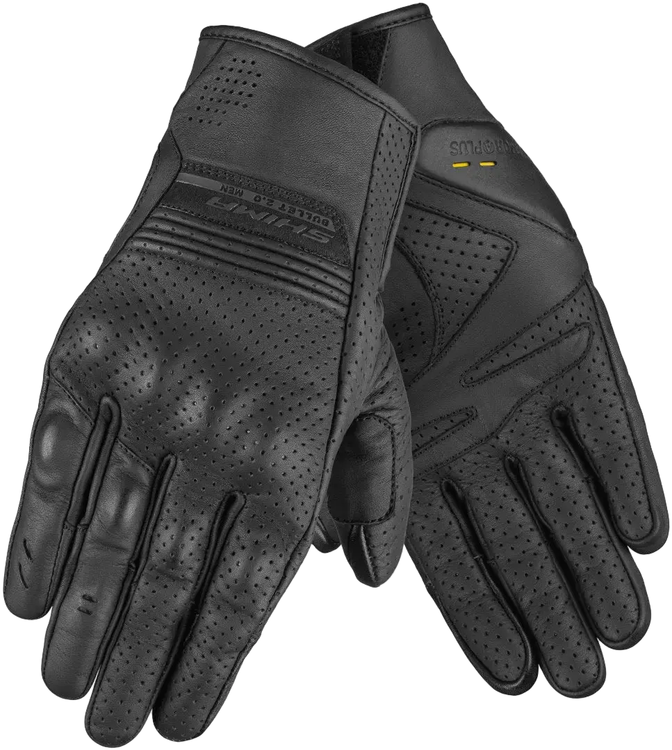 SHIMA BULLET 2.0 GUANTI MOTO TRAFORATI UOMO NERO 