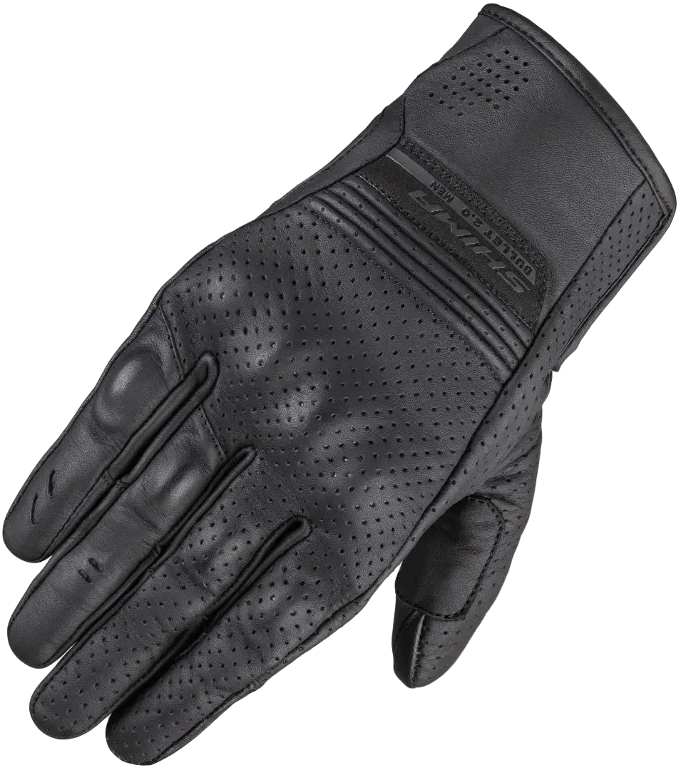 SHIMA BULLET 2.0 GUANTI MOTO TRAFORATI UOMO NERO 