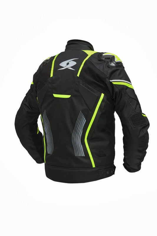 SPYKE Aragon Gt Dry Techno Man Jacket Negro/Amarillo Fluo - SECURTEX MOTOR S.L (t/a MaximoMoto)