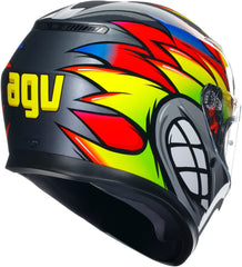 AGV K3 BIRDY 2.0 Moto Integrali Caschi Grigio Giallo Rosso