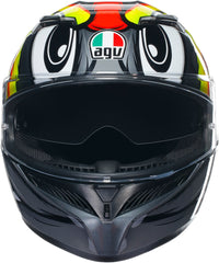 AGV K3 BIRDY 2.0 Moto Integrali Caschi Grigio Giallo Rosso