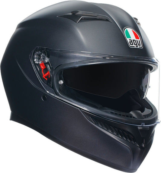 AGV CASCO K3 Moto Integrali Caschi Nero Opaco