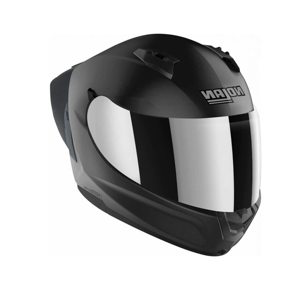 NOLAN N60-6 SPORT SILVER EDITION MOTO INTEGRALI CASCHI NERO ARGENTO