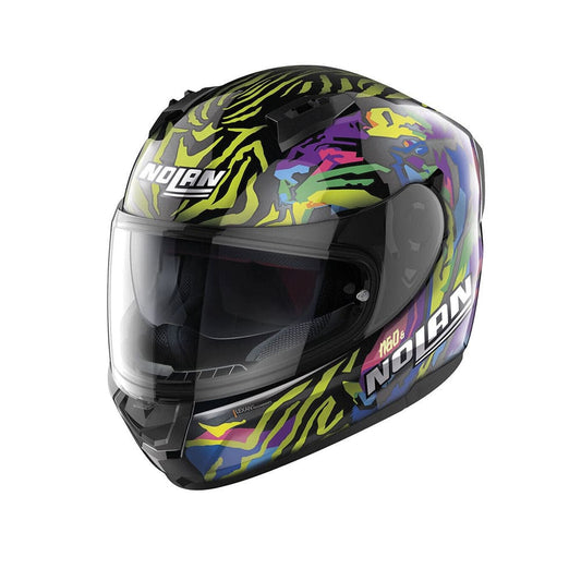 NOLAN N60-6 BARRIO 068 Moto Integrali Caschi Nero Giallo Viola Blu Rosa