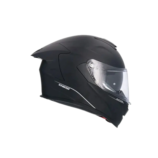 SHIRO RAPTOR Moto Integrali Caschi Negro Opaco 