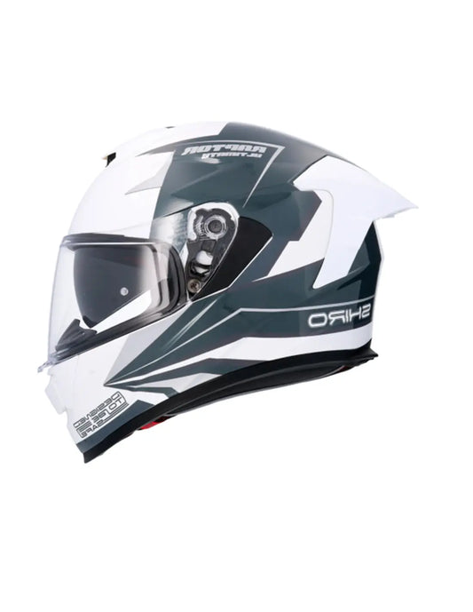 SHIRO Helmets RAPTOR ULTIMATE CASCHI BIANCO BLU – Yamoto.it