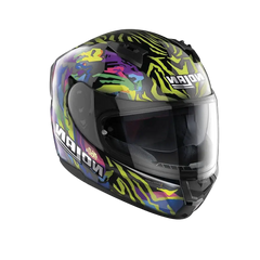 NOLAN N60-6 BARRIO 068 Moto Integrali Caschi Nero Giallo Viola Blu Rosa 