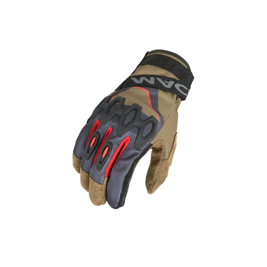 Macna Zairona Guantes de mujer Taupe/black/red - SECURTEX MOTOR S.L (t/a MaximoMoto)