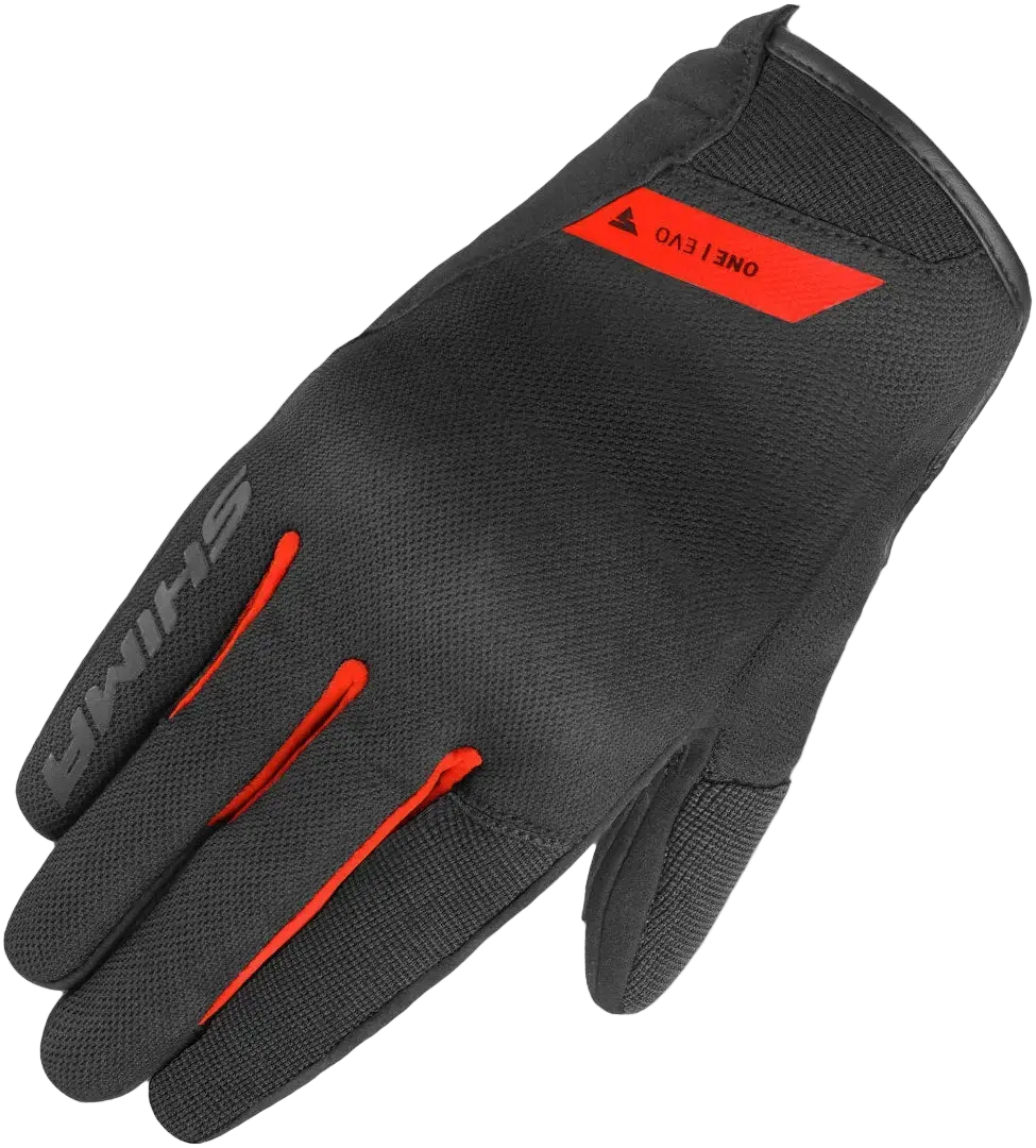 SHIMA ONE EVO GUANTI UOMO NERO ROSSO 