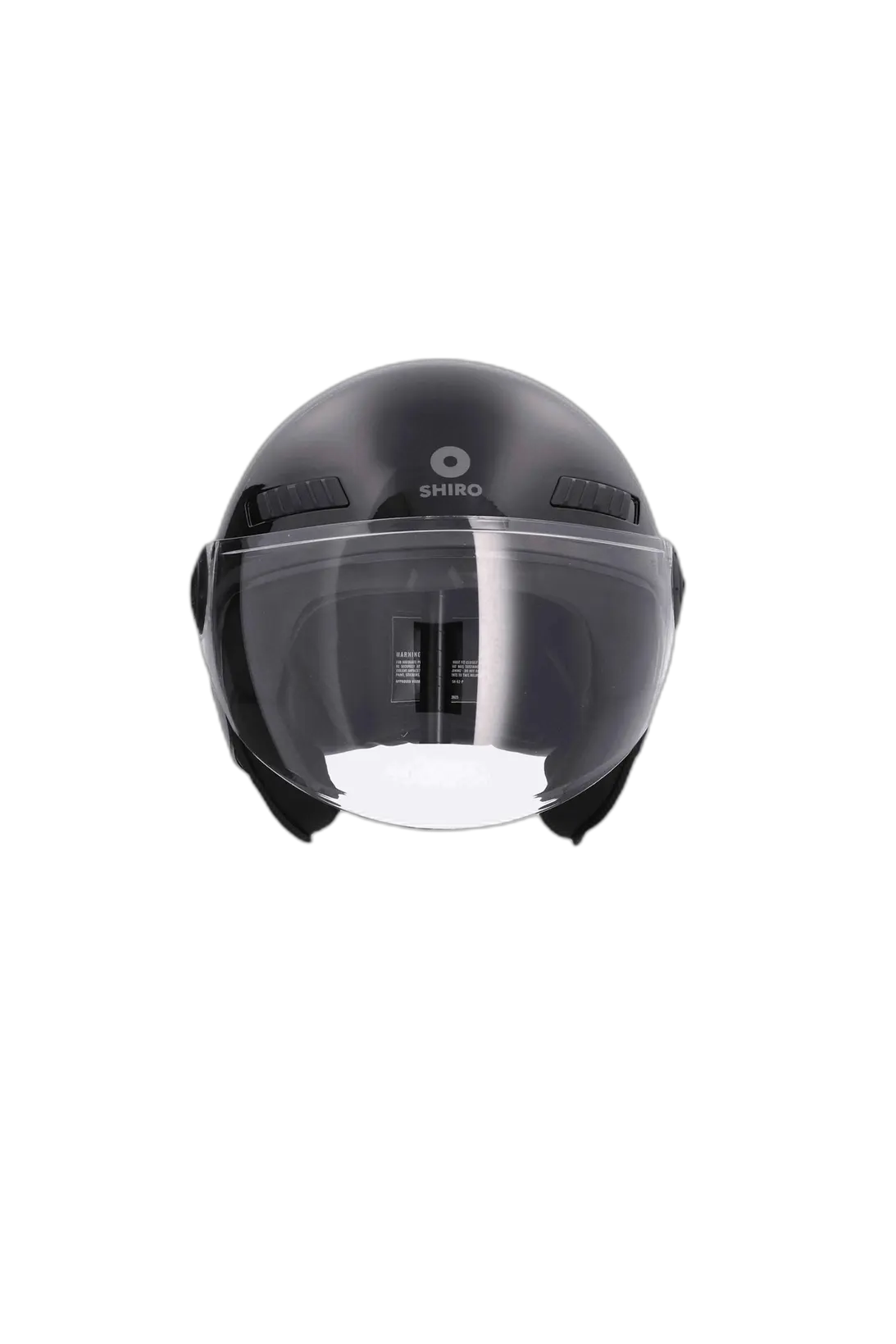 SHIRO SH-62 KYOTO Moto Jet Caschi Opaco Nero 