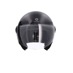 SHIRO SH-62 KYOTO Moto Jet Caschi Opaco Nero 