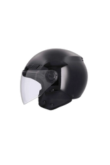 SHIRO SH-62 KYOTO Moto Jet Caschi Opaco Nero 