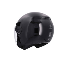SHIRO SH-62 KYOTO Moto Jet Caschi Opaco Nero 