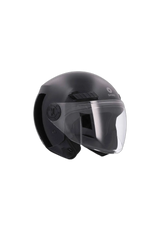 SHIRO SH-62 KYOTO Moto Jet Caschi Opaco Nero 