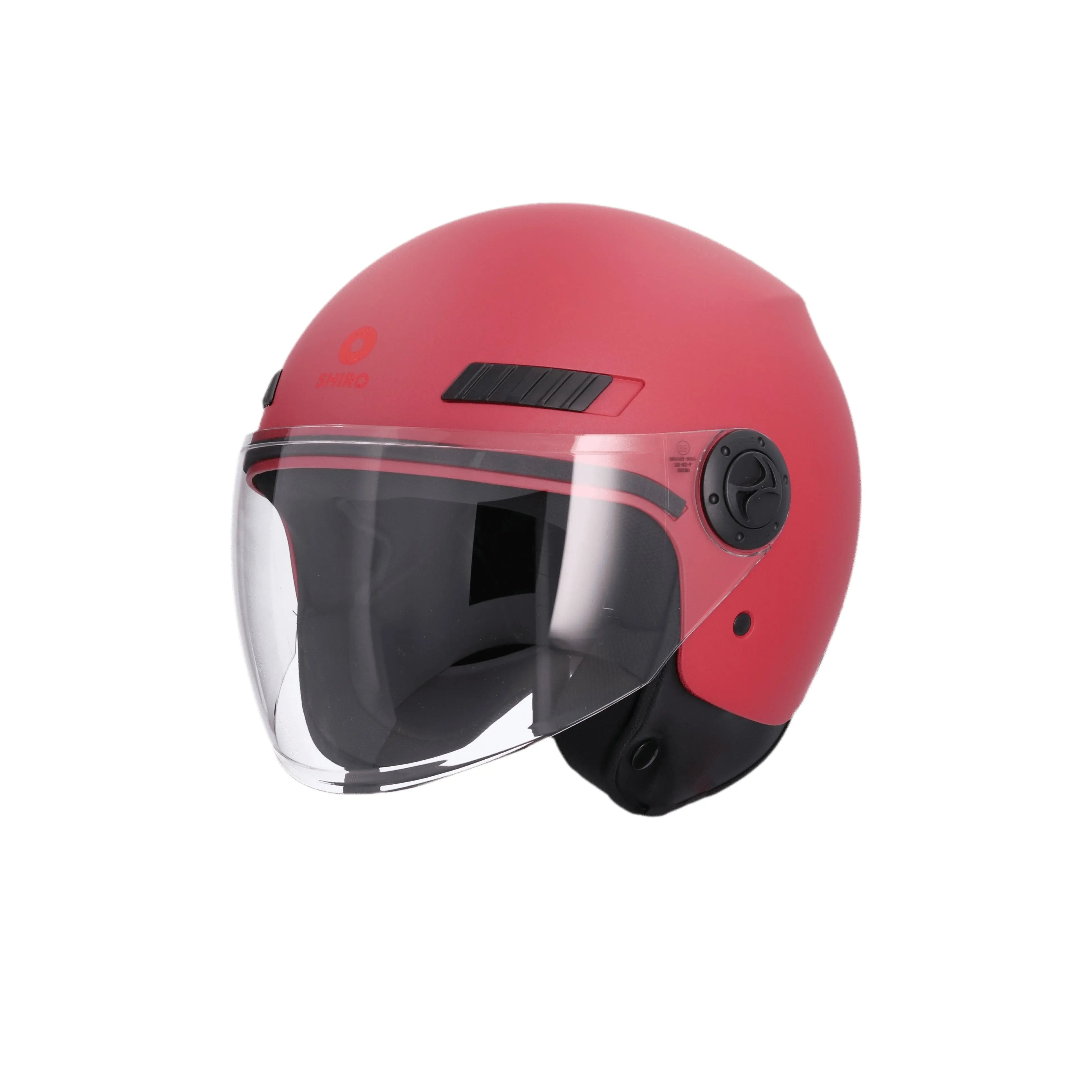 SHIRO CASCO SH-62 KIOTO MONOCOLOR ROJO MATE