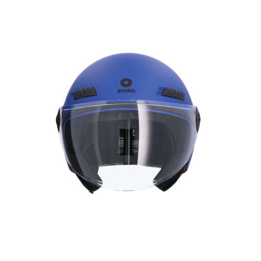 SHIRO Helmets SH-62 KIOTO CASCHI MONOCROMO BLU OPACO – Yamoto.it