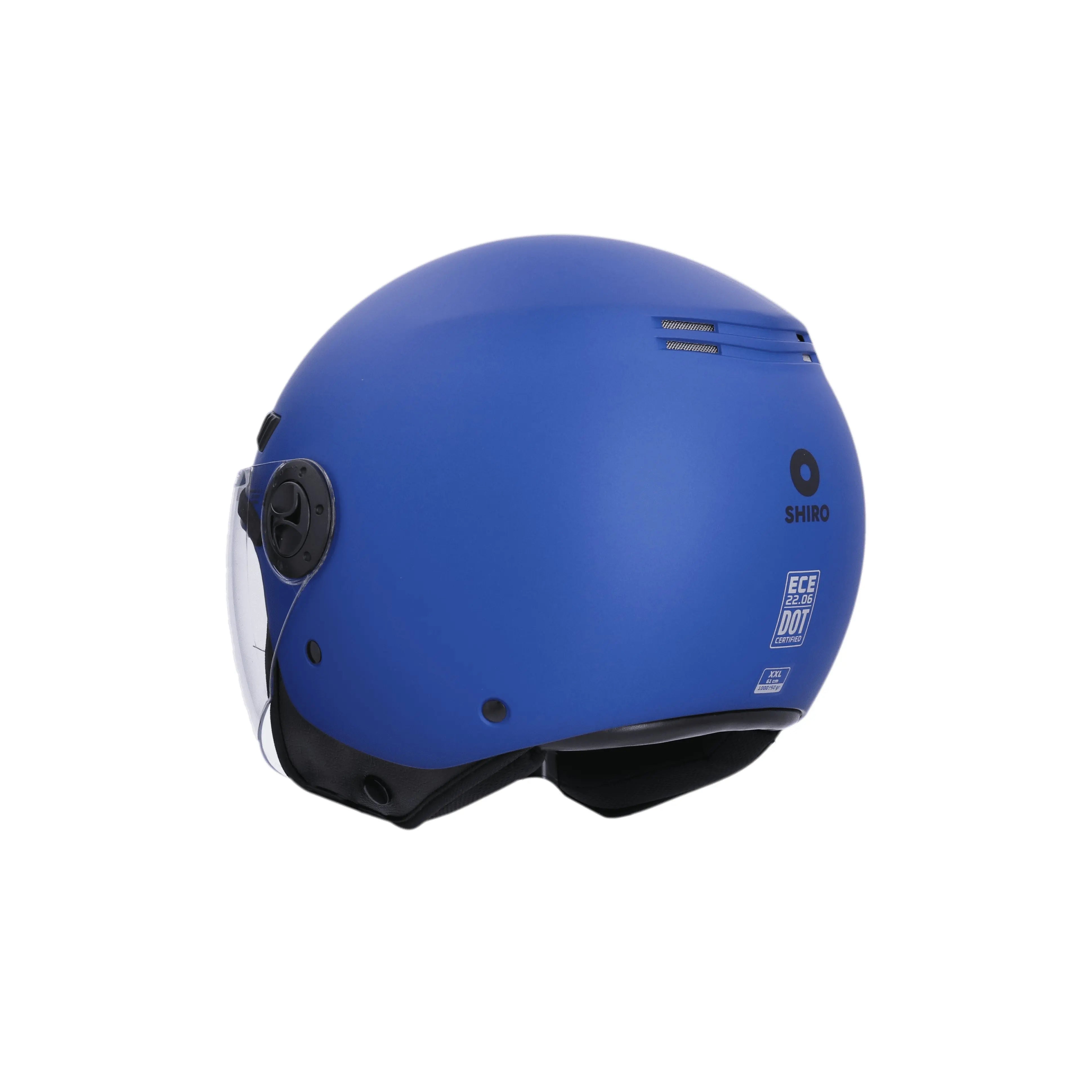 SHIRO CASCO SH-62 KIOTO MONOCOLOR AZUL MATE