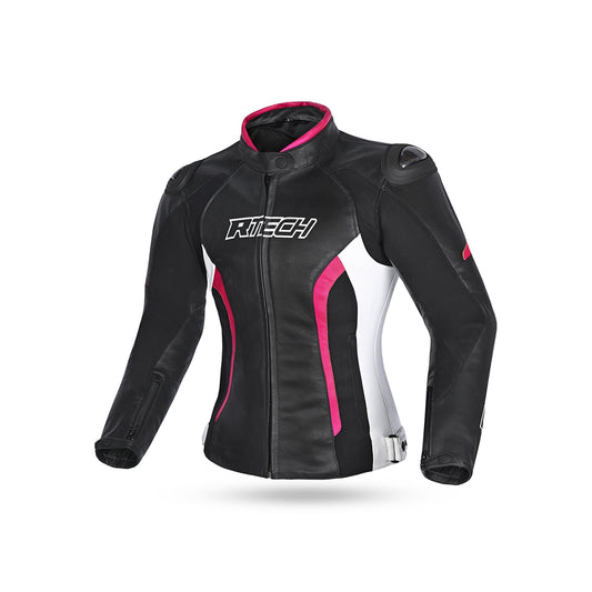 R-TECH TOM RIDER GIACCA DONNA NERO BIANCO FUCSIA – Yamoto.it