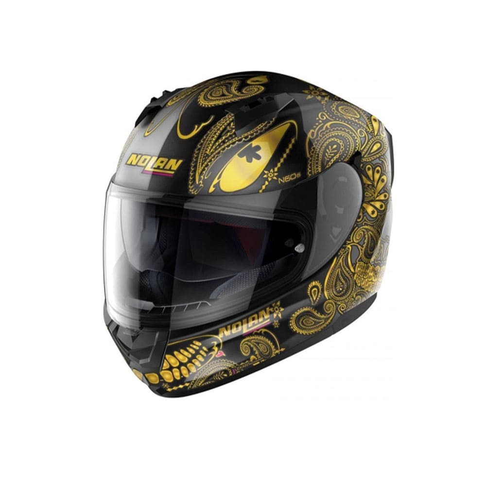 NOLAN N60-6 RITUAL 066 MOTO INTEGRALI CASCHI NERO GIALLO