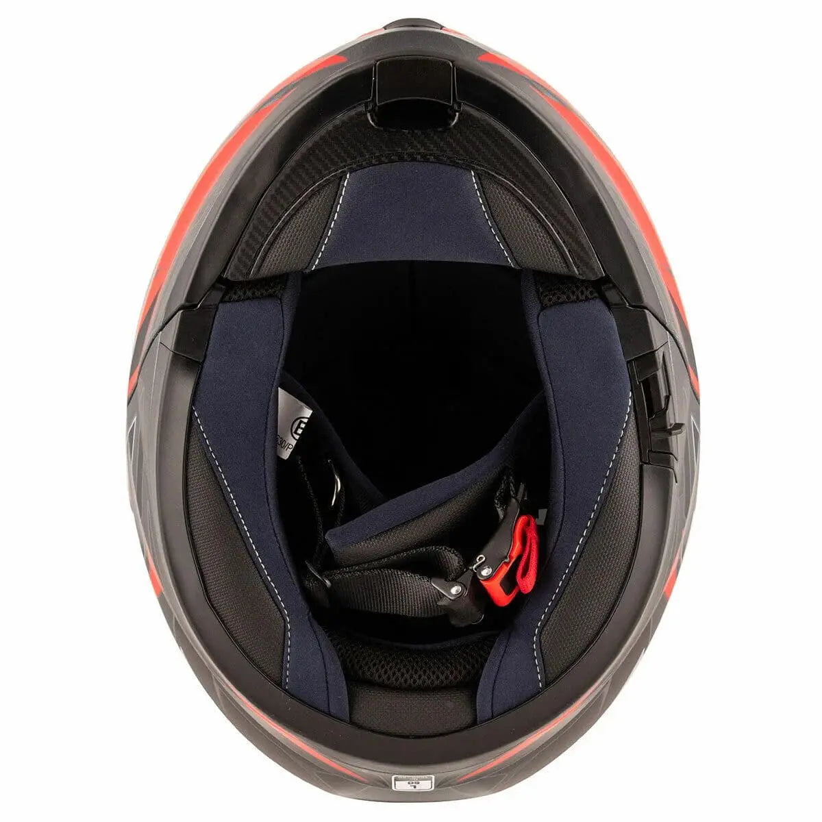 KAPPA KV32 TRONG Moto Flip Up Modulare Caschi Titanio Rosso
