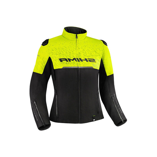 SHIMA Drift Signore Giacca moto tessuto FLUO
