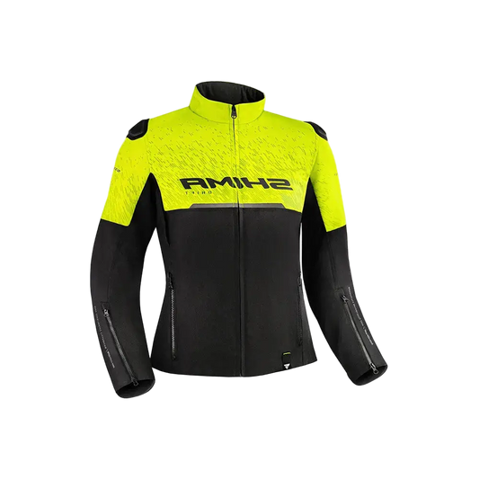 SHIMA Drift Signore Giacca moto tessuto FLUO 