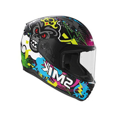 SMK BIONIC MA264 YOUTH CHIMPZ MA264 MOTO INTEGRALI MULTICOLORI CASCHI 