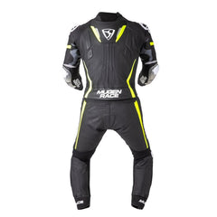 MUGENRACE MNR-1911 Molto Tuta Pelle Nero Giallo Bianco