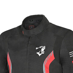 Bela Bradley Rosso Giacca Tessile da Moto chest