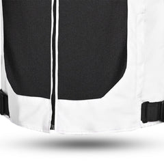 R-TECH SPIRAL MESH CHAQUETA DE MOTO DE HOMBRE TEXTIL  NEGRO BLANCO VERDE