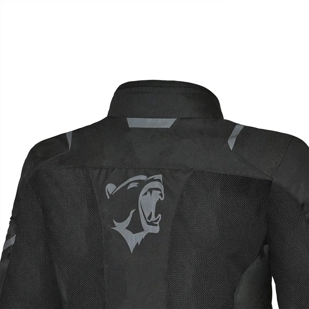Bela Mesh Pro Estivo traforato  Uomo Nero in tessuto per moto bac shoulder