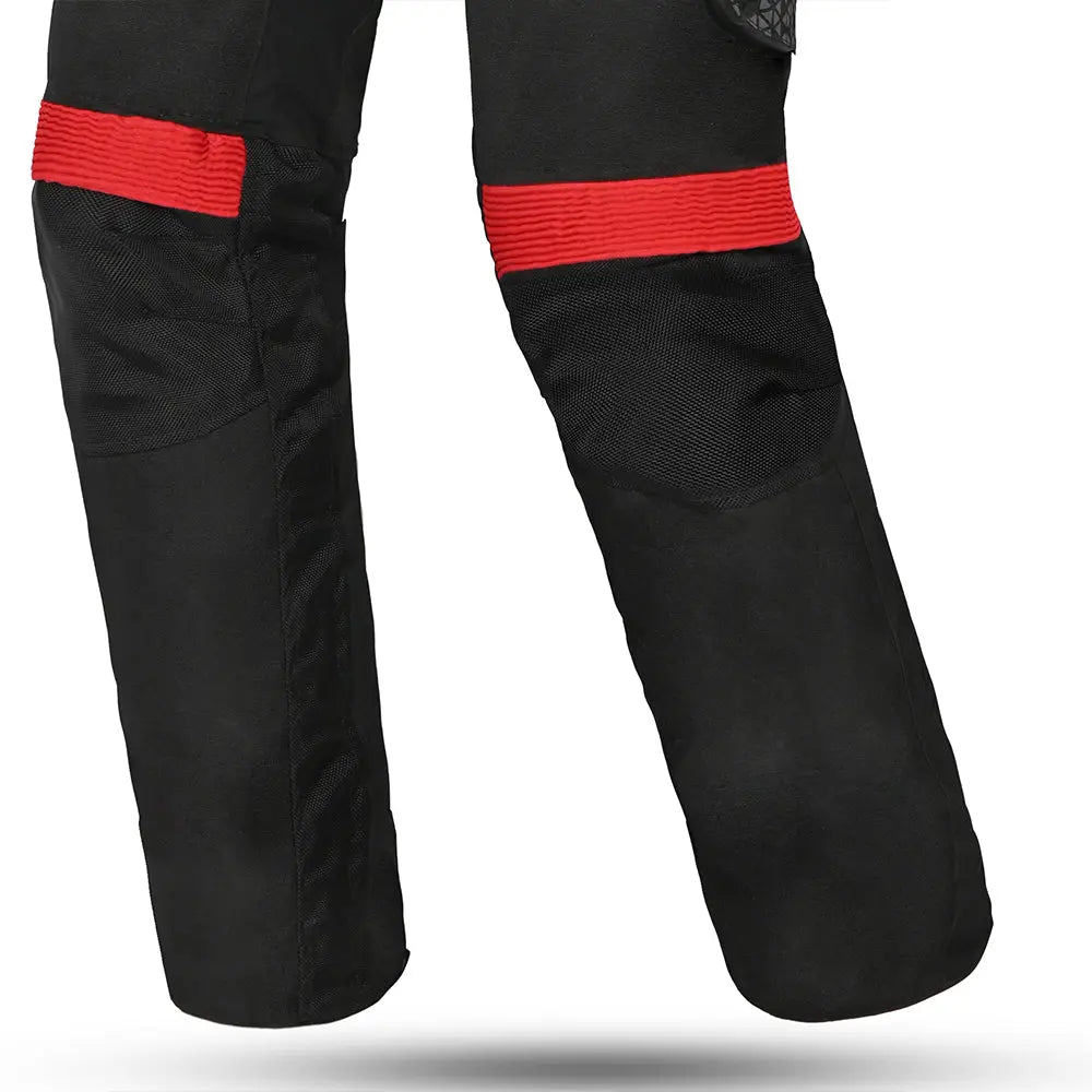 BELA CROSSROAD EXTREME PANTALONI UOMO MOTO NERO ANTRACITE ROSSO 