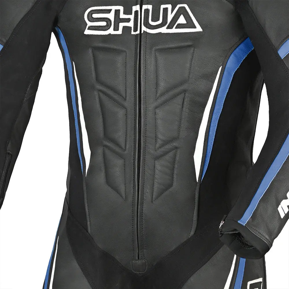 Shua Infinity Nero Blu 1PC Tute da Moto in Pelle Uomochest