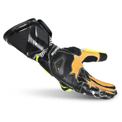 BELA EXTREME GUANTI NERO BIANCHI GIALLI FLOU 