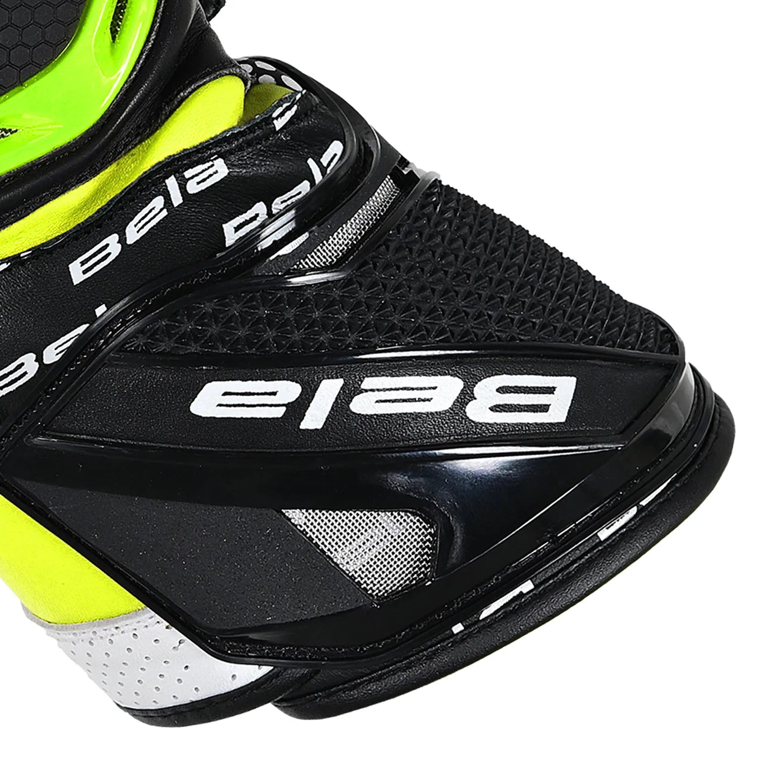 BELA EXTREME GUANTI NERO BIANCHI GIALLI FLOU 