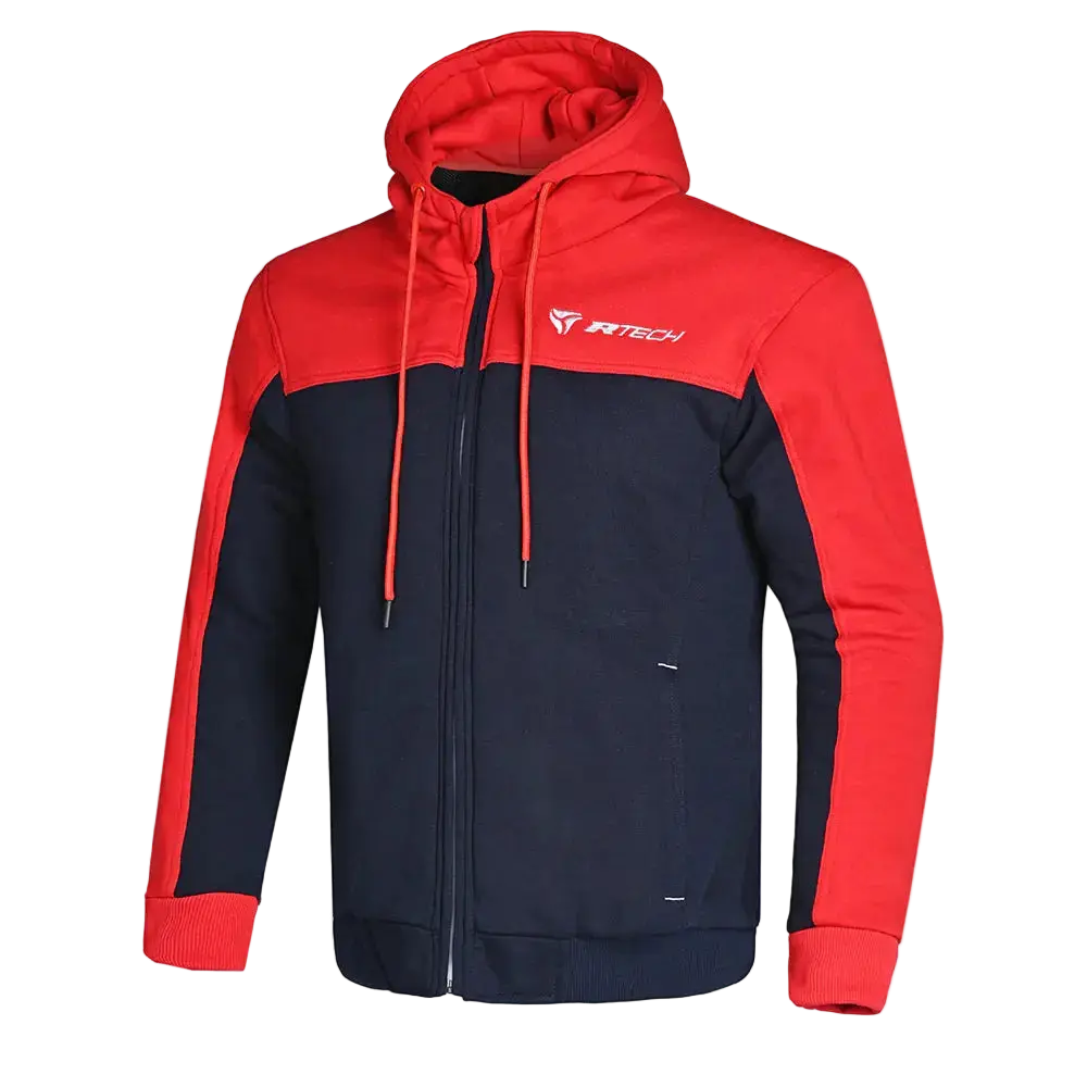 R-TECH – Suspention Felpa cappuccio protezione Blu/Rosso 
