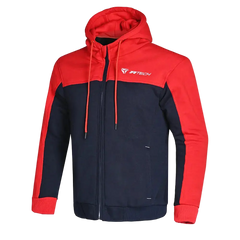 R-TECH – Suspention Felpa cappuccio protezione Blu/Rosso 