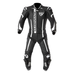 MUGENRACE MNR-1911 Tuta Pelle Due Pezzi Nero Bianco