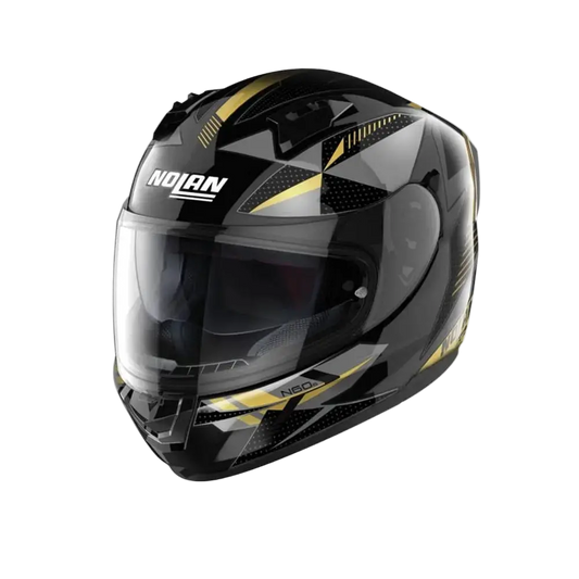 NOLAN N60-6 WIRING 075 Moto Integrali Caschi Nero Argento Oro – Yamoto.it