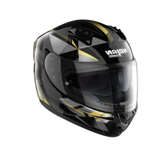 NOLAN N60-6 WIRING 075 Moto Integrali Caschi Nero Argento Oro 