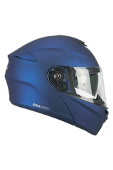CGM 568A BER MONO Moto Modulari Caschi Blu Satinato 