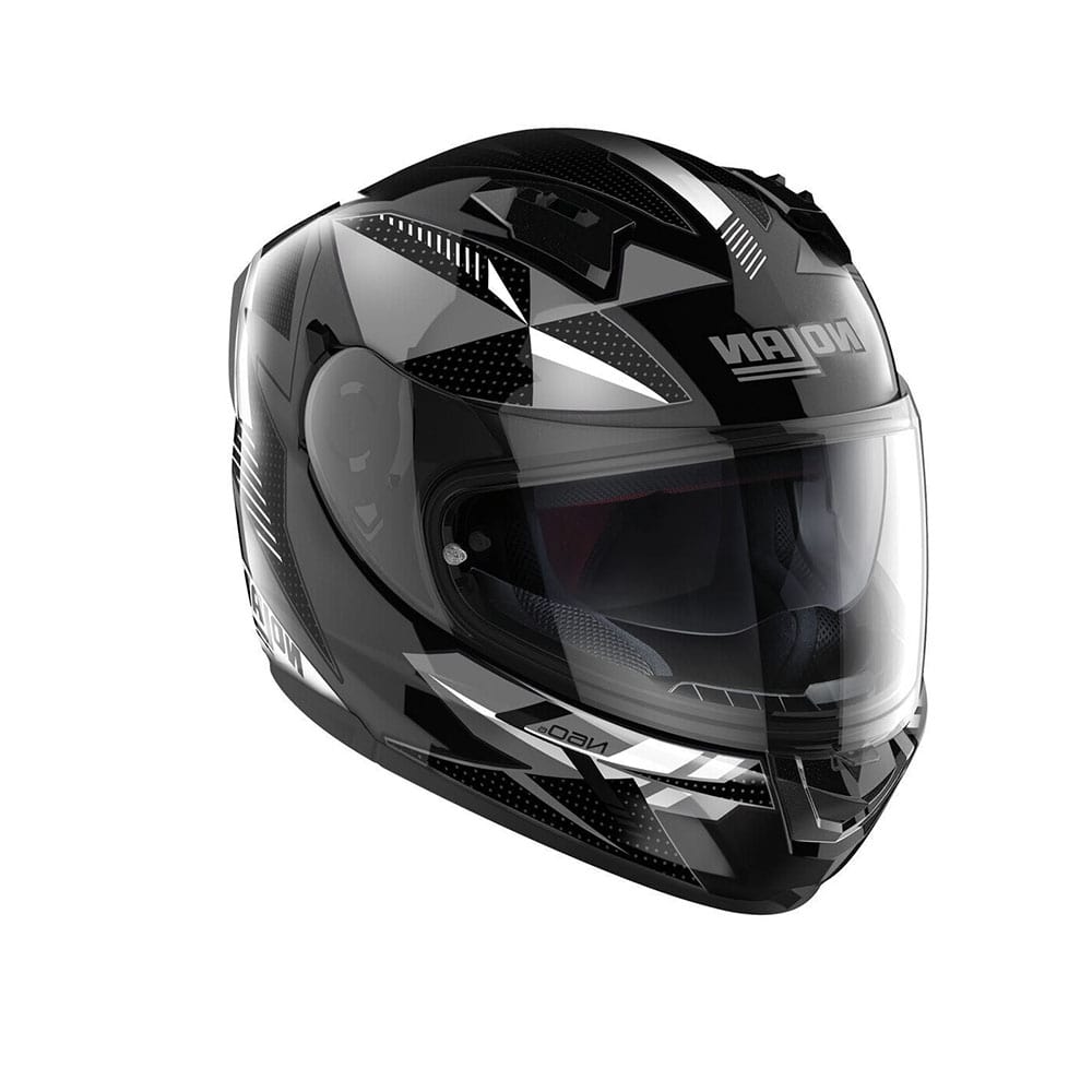 NOLAN N60-6 WIRING 073 MOTO INTEGRALI CASCHI NERO ARGENTO BIANCO
