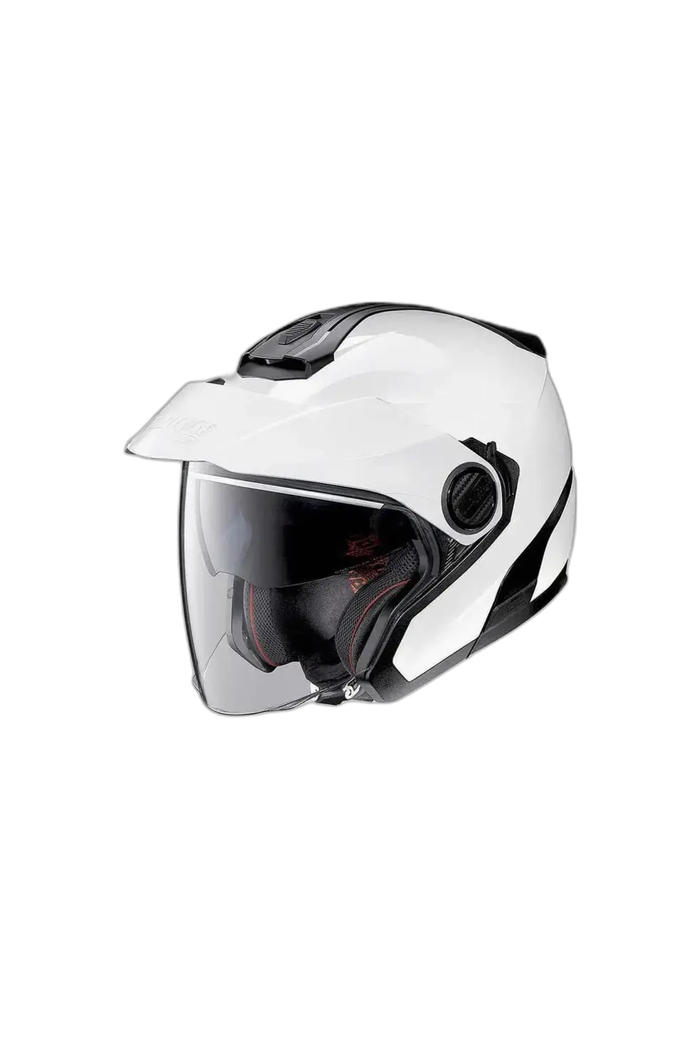 NOLAN N40-5 06 CLASSIC N-COM 005 Moto Jet Caschi Opaco Bianco Nero 