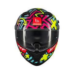 MT Helmets BRAKER SV CRAZY TEDDY B7 CASCHI INTEGRALE  BRILLANTE 