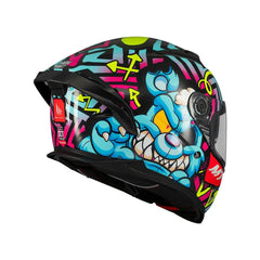 MT Helmets BRAKER SV CRAZY TEDDY B7 CASCHI INTEGRALE  BRILLANTE 