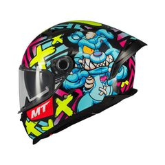 MT Helmets BRAKER SV CRAZY TEDDY B7 CASCHI INTEGRALE  BRILLANTE 